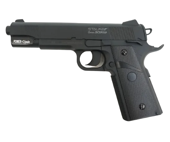 Pnevmaticheskij pistolet Stalker SC1911P k.6mm, plastik, chernyj2